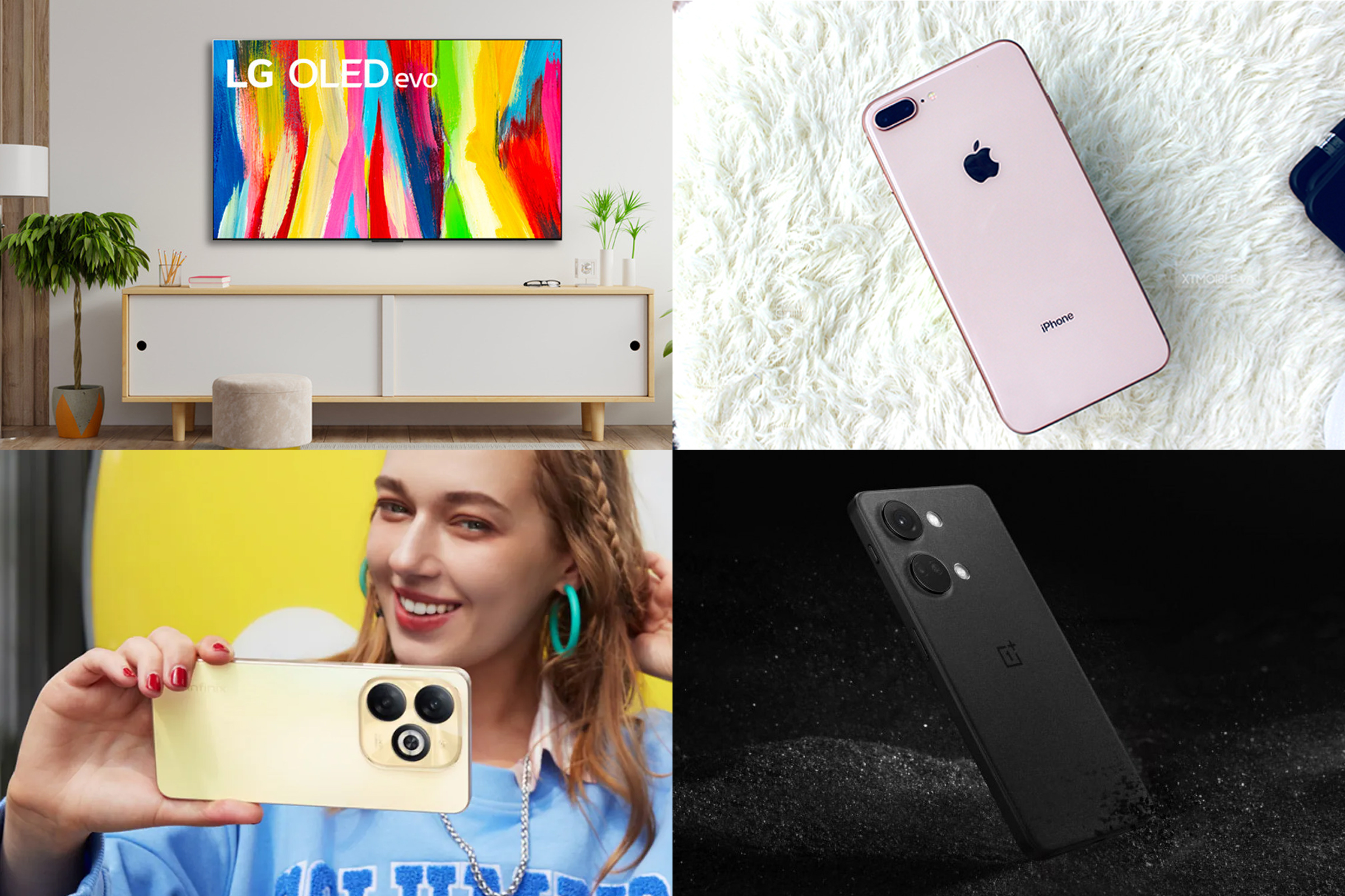 Tin công nghệ trưa 29/1: Infinix Smart 8 Plus ra mắt, OnePlus Ace 3V lộ diện, iPhone 8 Plus siêu rẻ, loạt TV 4K ra mắt