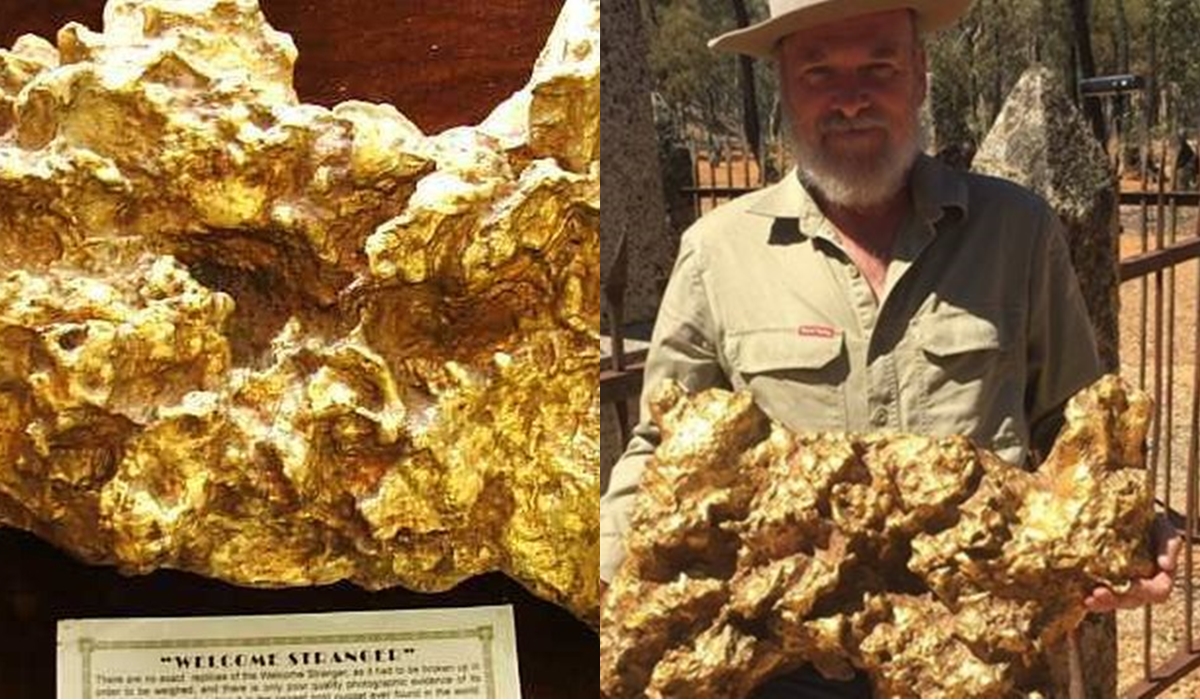Đào được cục vàng lớn nhất thế giới nặng 72kg, 2 người đàn ông vỡ òa trước số tiền nhận được 