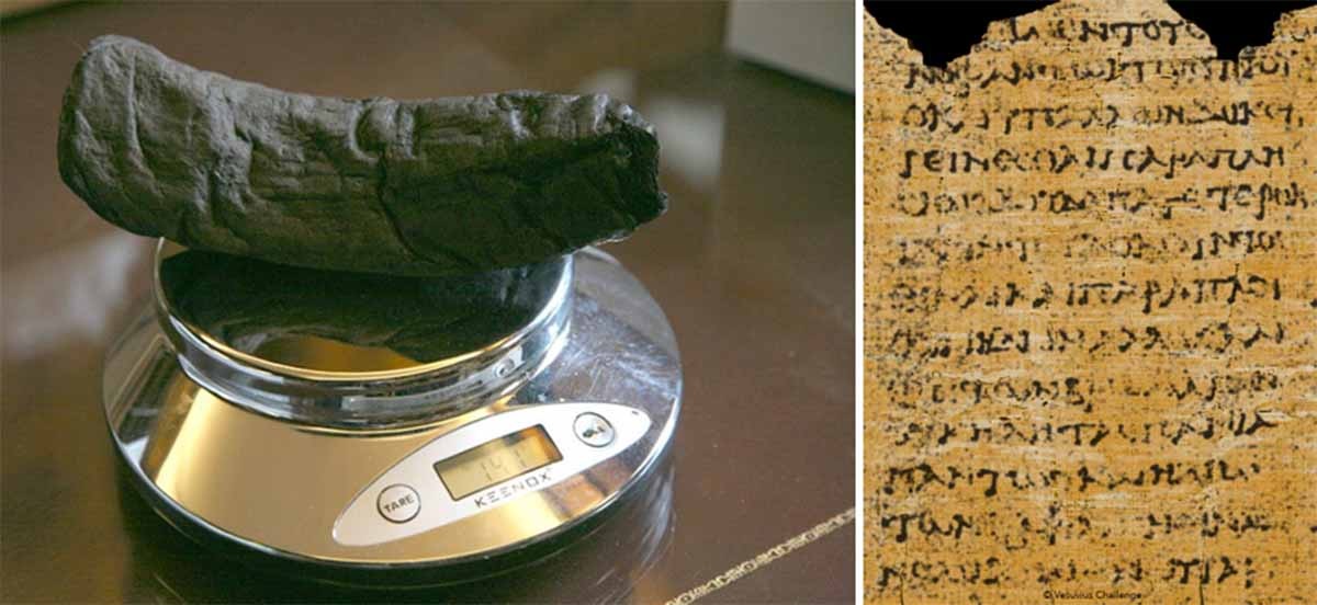 Vén màn nội dung bên trong cuộn giấy cói Herculaneum từ 2.000 năm trước bằng công nghệ AI
