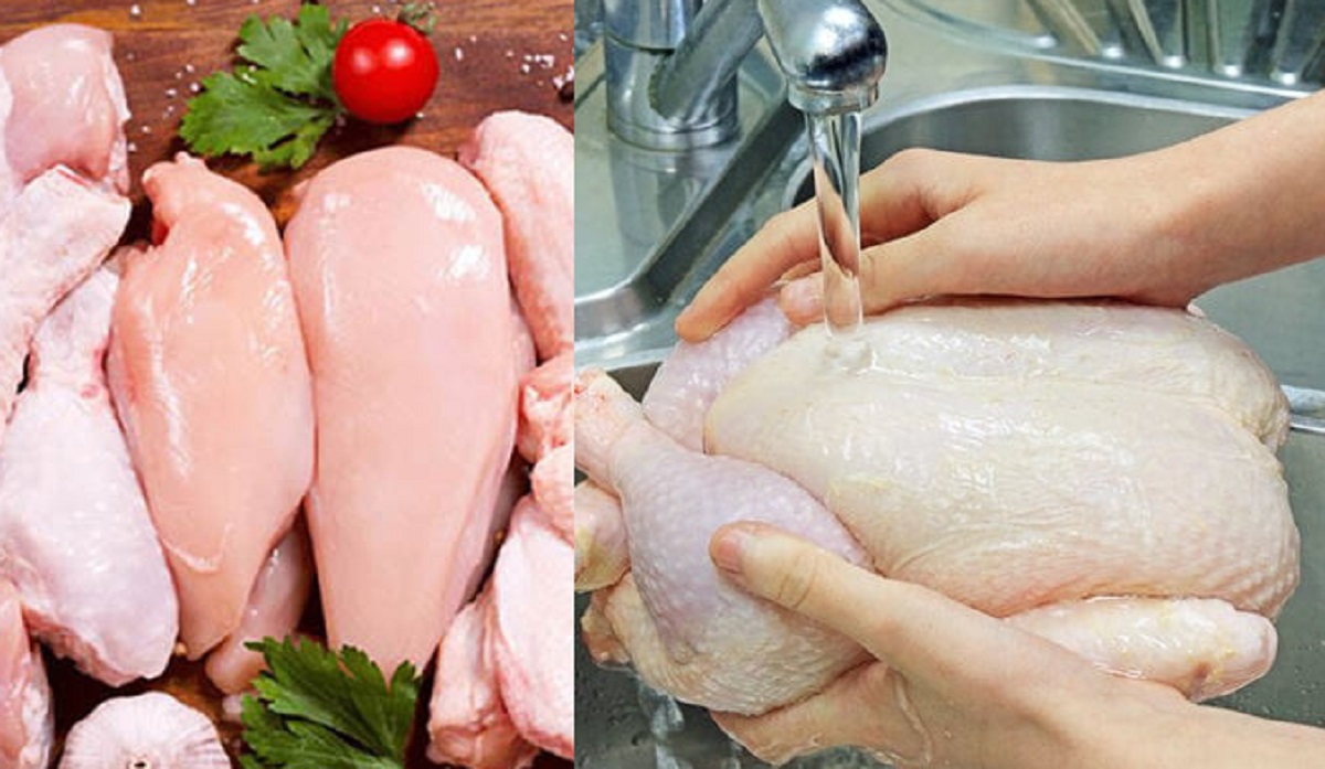 Chuyên gia chỉ ra sai lầm trong thói quen rửa thịt gà sống trước khi chế biến