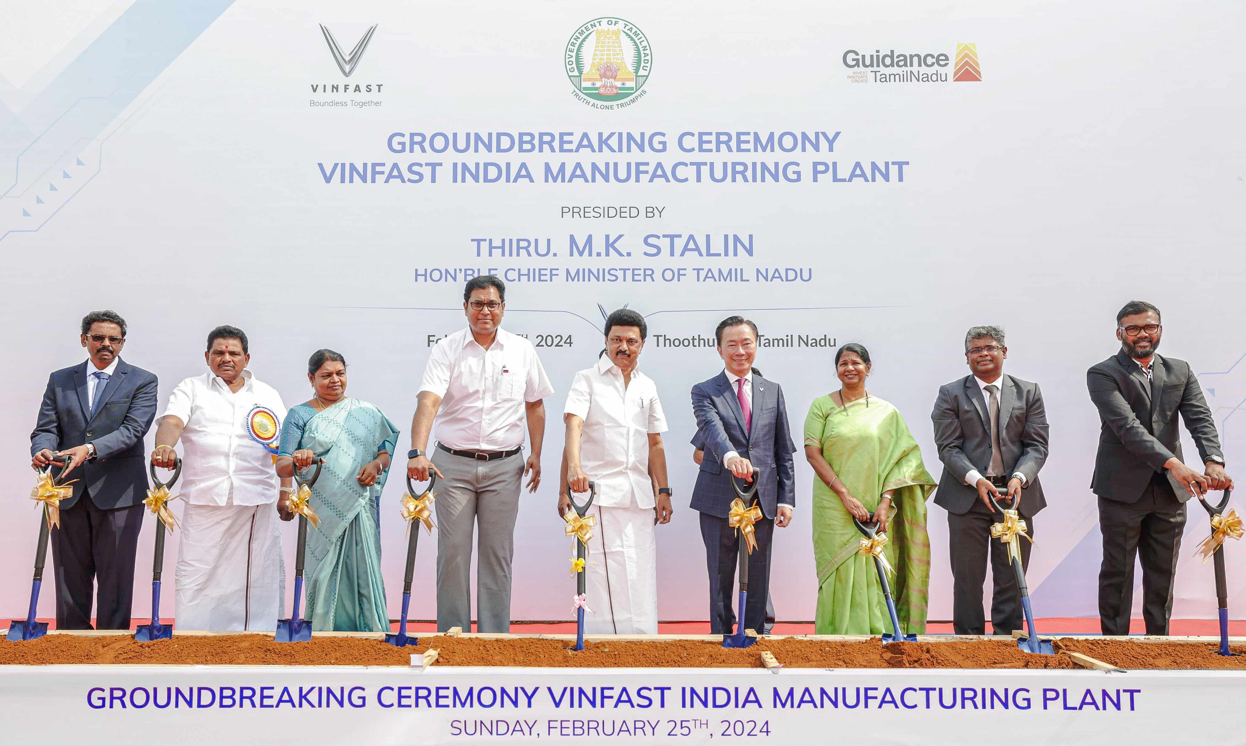 VinFast chính thức động thổ nhà máy xe điện tại Ấn Độ ảnh 1