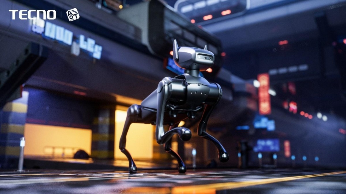 Tecno công bố kính AR không dây, máy chơi game cầm tay và chú chó robot Dynamic 1