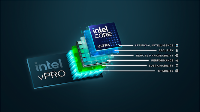 Intel Mang AI PC Trang Bị Intel Core Ultra Đến Doanh Nghiệp Thông Qua Nền Tảng Intel vPro Mới