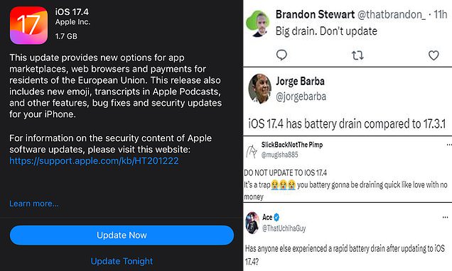 Người dùng \'giận dữ\' sau khi cập nhật lên iOS 17.4