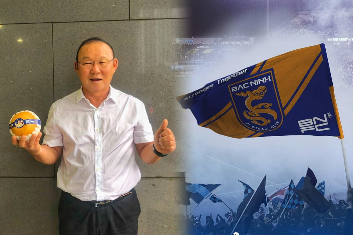 HLV Park Hang Seo ‘tiếp sức’ cho HAGL và Bắc Ninh FC bằng ‘thần dược’ từ quê nhà