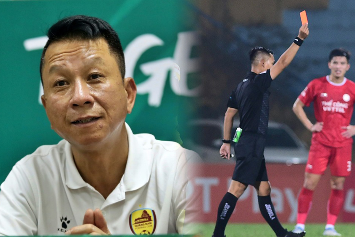 Kết quả vòng 14 V.League: HLV Quảng Nam \'buông lời cay đắng\' với trọng tài, nói điều bất ngờ về VAR
