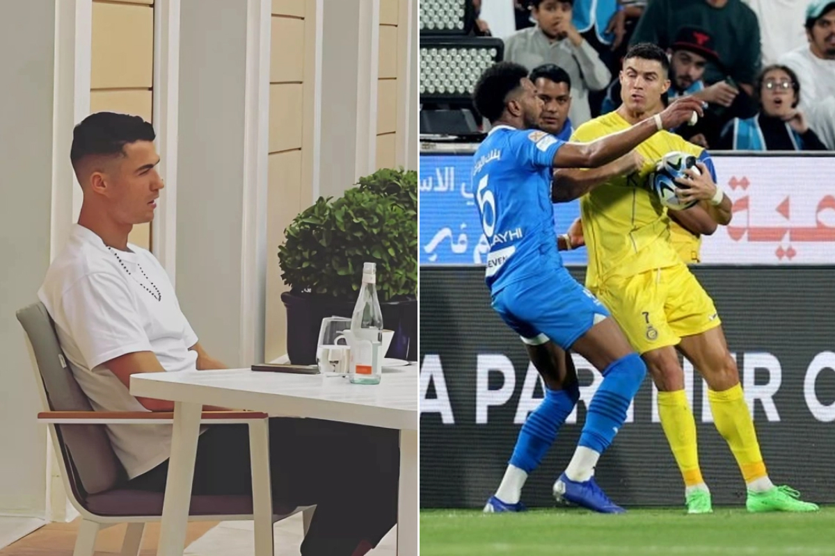 Bị CĐV đuổi khỏi Al Nassr, Ronaldo xuất hiện với diện mạo \'thất thần\' sau scandal dọa đánh trọng tài