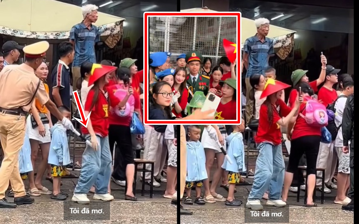 Hòa Minzy bị CSGT nhắc nhở khi đi xem diễu hành ở Điện Biên Phủ, nhìn thái độ ai nấy đều bỏ qua!
