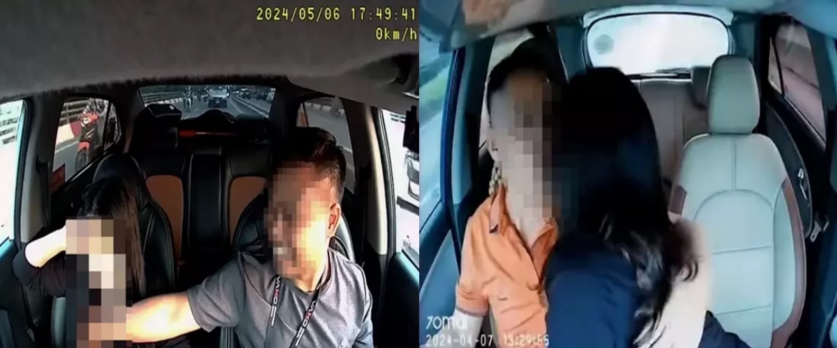 Clip hot ‘làm tài xế cũng áp lực’ khiến dân tình đỏ mặt với loạt cảnh hôn hít giữa tài xế và cô gái
