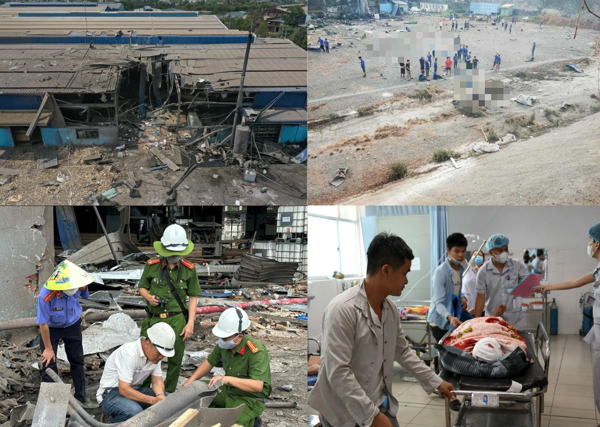 Thông tin mới nhất vụ nổ lò hơi làm 6 người chết ở Công ty gỗ Bình Minh thuộc tỉnh Đồng Nai