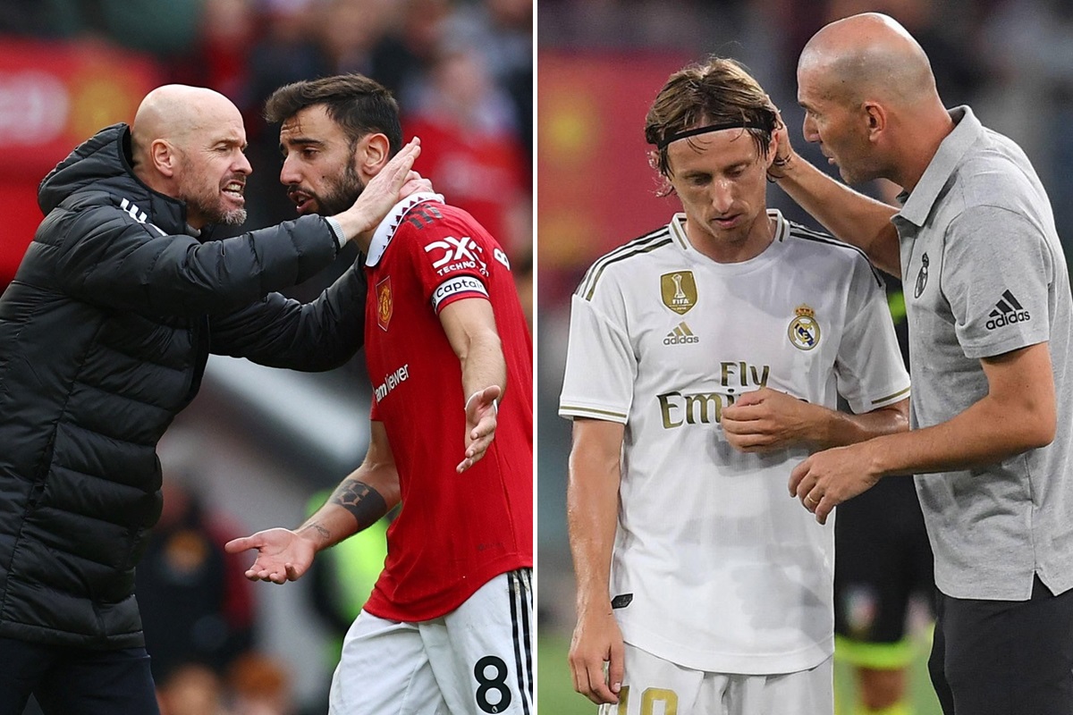 Tin MU hôm nay 13/5: Ten Hag đổi Bruno Fernandes lấy De Jong; Zidane mang Modric đến Man Utd