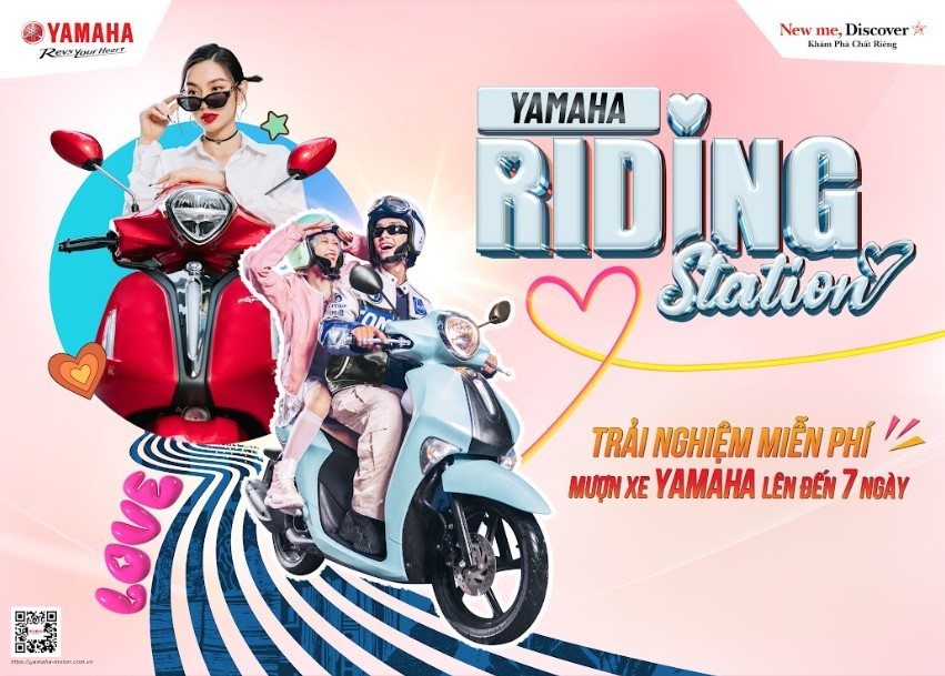 Yamaha Riding Station: Trải nghiệm xe miễn phí trong 7 ngày với hoa hậu Thùy Tiên, Ninh-Dương Couple và dàn sao đình đám ảnh 1