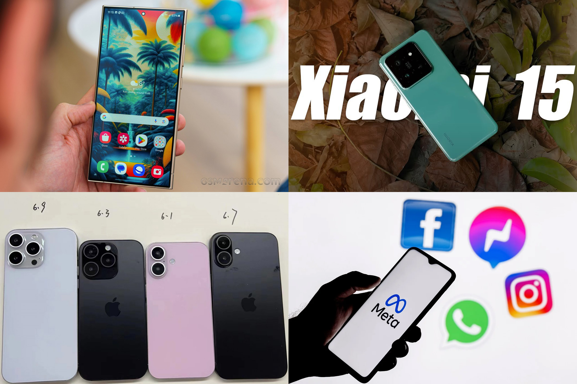 Tin công nghệ trưa 30/5: Tính năng ăn khách của iPhone 16, Galaxy S24 Ultra giảm sâu, Xiaomi 15 lộ diện, Facebook lỗi