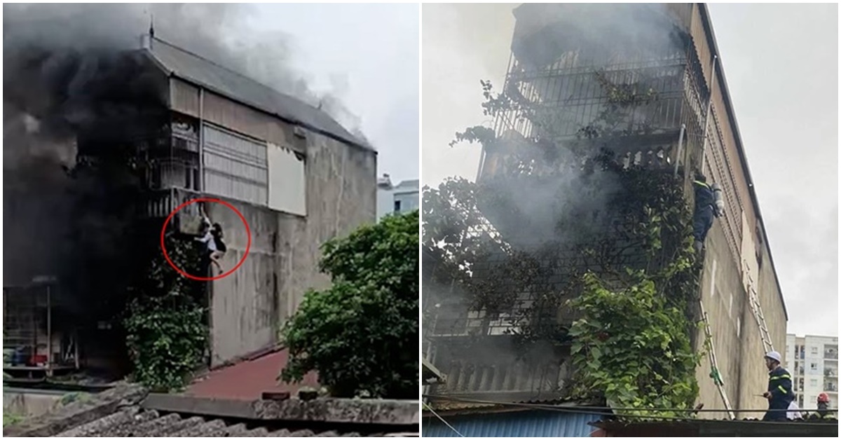 Nhân chứng kể lại giây phút ‘sinh tử’ trong vụ cháy nhà trọ ở Hà Đông: 1 anh hùng xuất hiện leo tường cứu các nạn nhân