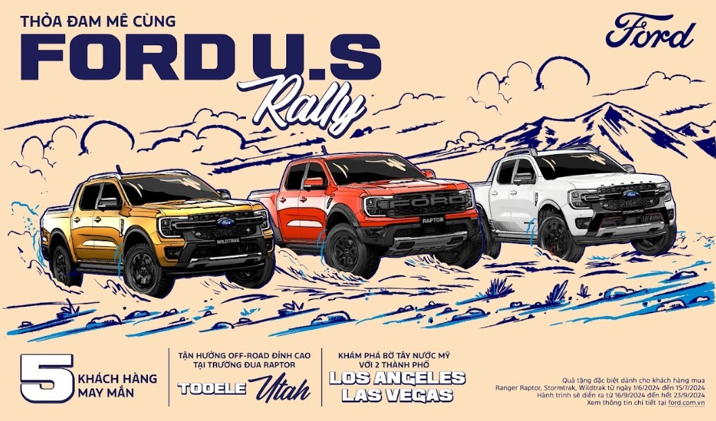 Ford Việt Nam cùng đại lý triển khai chương trình ‘Thỏa đam mê cùng Ford US Rally’ ảnh 1