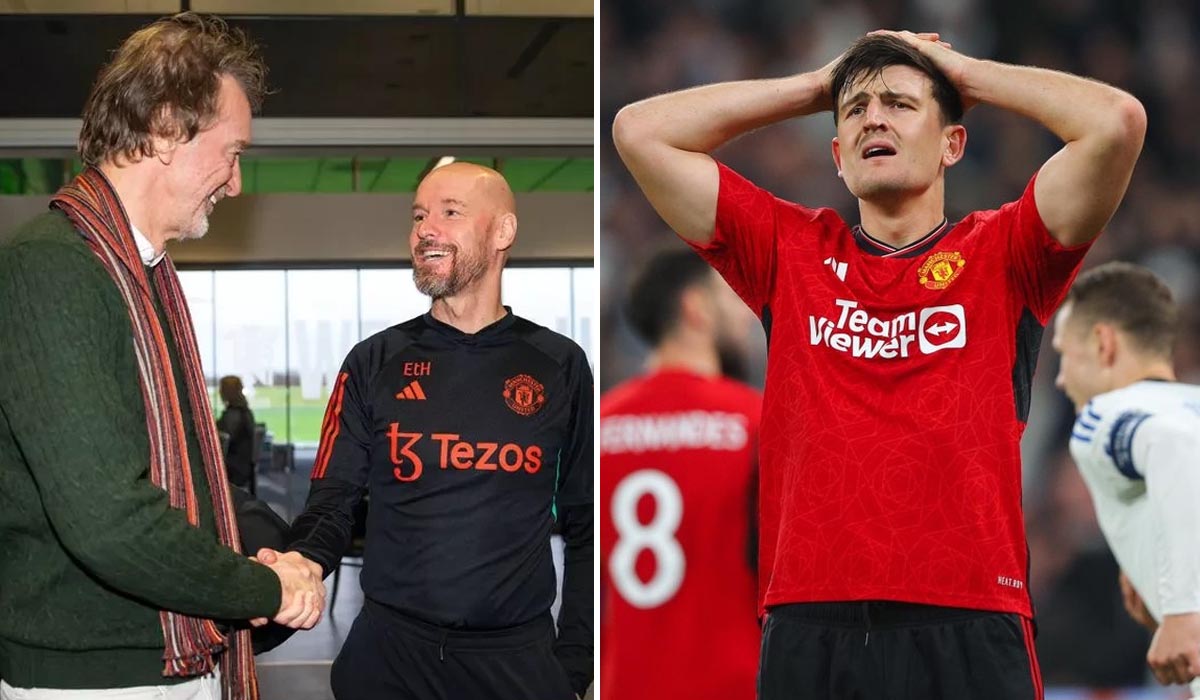 Maguire trên đường rời Man Utd, Ten Hag được Sir Jim Ratcliffe \'mở hàng\' 2 bom tấn trước EURO 2024