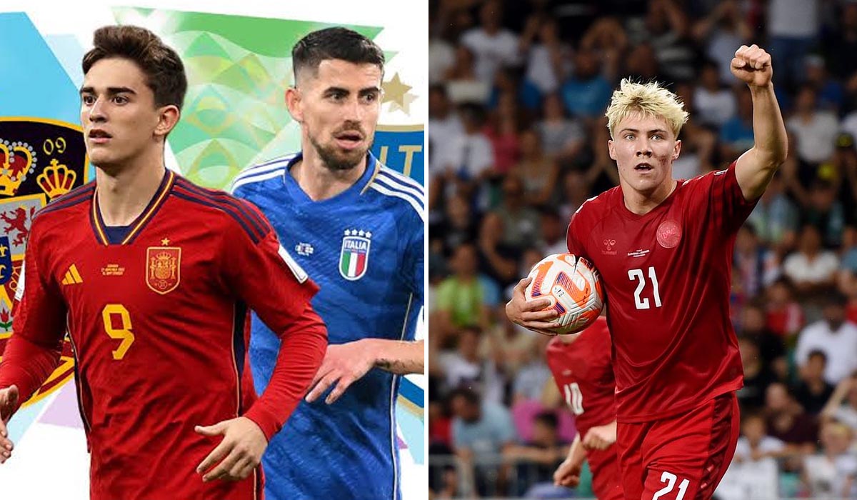 Kết quả bóng đá EURO hôm nay: Rasmus Hojlund đi vào lịch sử; Bất ngờ ở đại chiến Tây Ban Nha vs Ý