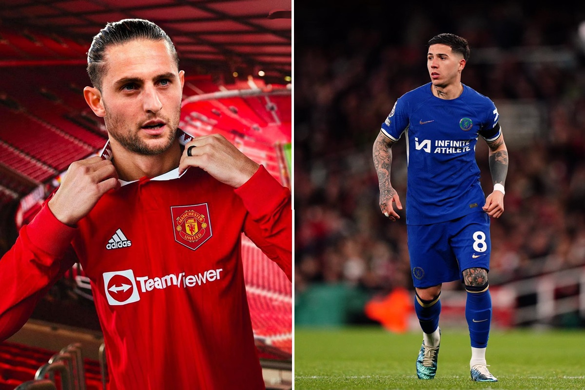 Chuyển nhượng Ngoại hạng Anh 23/7: MU lật kèo Rabiot; Enzo Fernandez trên đường rời Chelsea