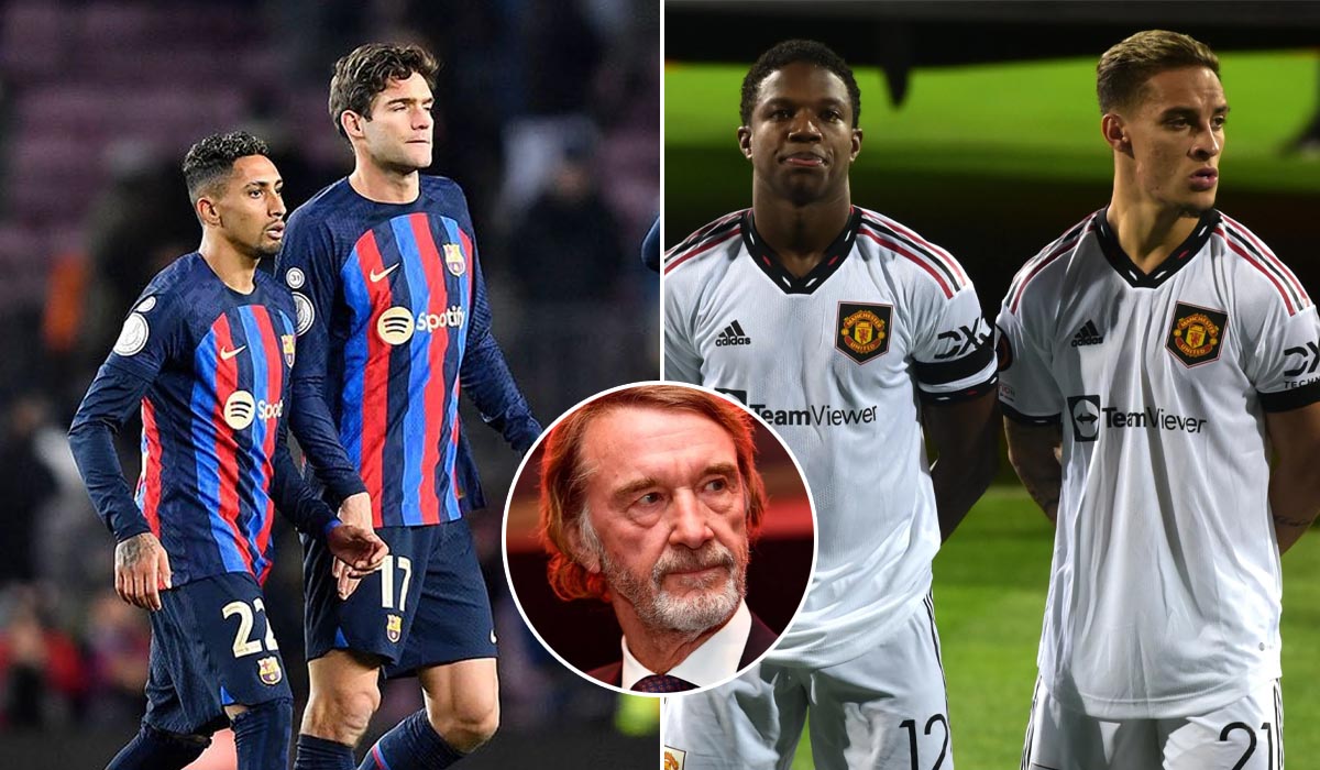 Sir Jim Ratcliffe thanh lý bản HĐ đầu tiên của HLV Ten Hag, Man Utd chiêu mộ \'bom tấn\' từ Barca