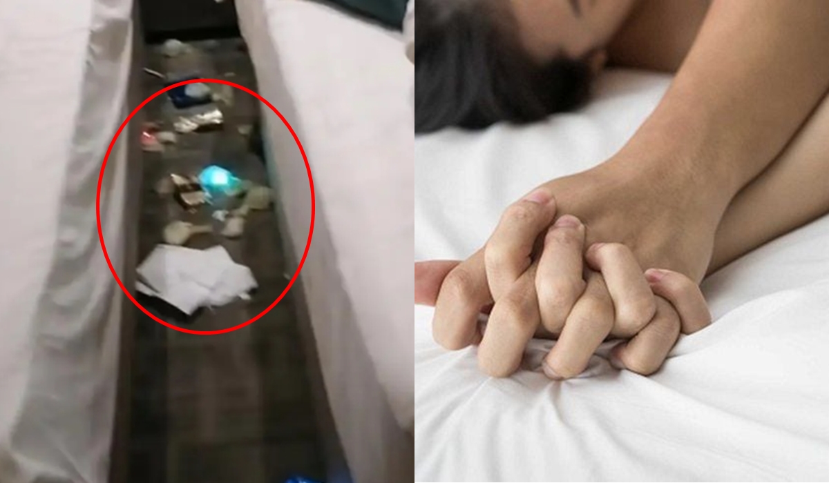 Vừa trả phòng khách sạn, cặp đôi trẻ khiến nữ tạp vụ tá hỏa khi nhìn thấy đống ‘chiến tích’ sau cuộc yêu
