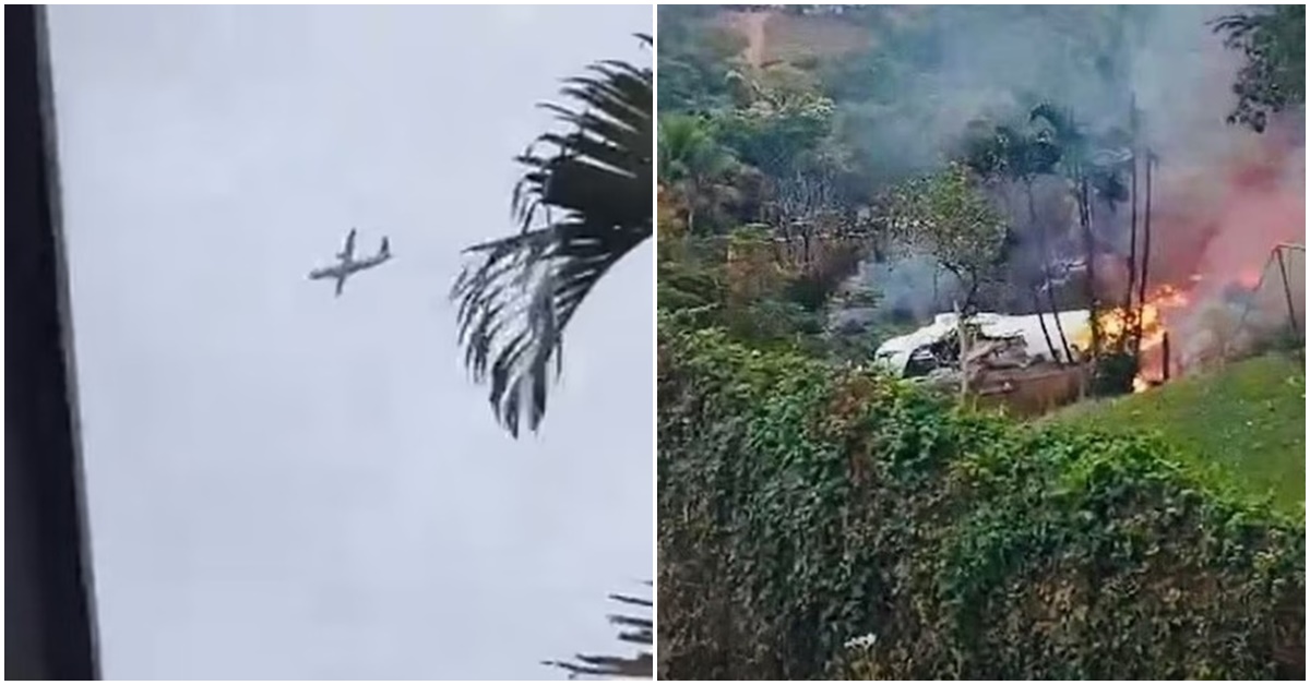 ‘Vòng xoáy tử thần’ khiến máy bay của Brazil rơi, phát nổ kinh hoàng khiến 61 người thiệt mạng