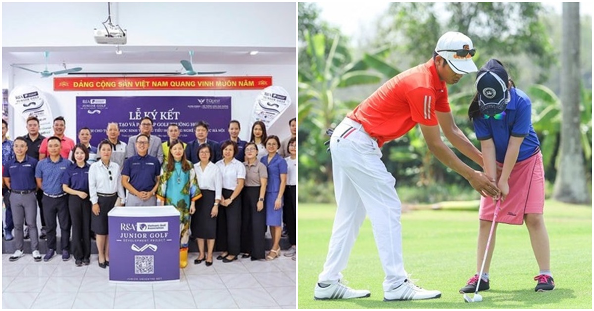 Trường học đầu tiên của Việt Nam đưa golf trở thành môn học giảng dạy cho 100% học sinh toàn trường