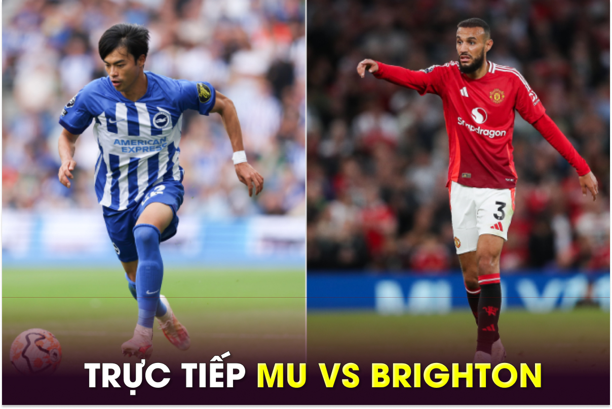 Trực tiếp bóng đá Brighton vs MU, 18h30 ngày 24/8 - Link xem trực tiếp Ngoại hạng Anh FULL HD