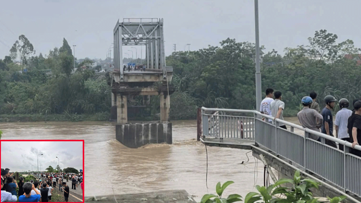 Nhân chứng vụ sập cầu Phong Châu bủn rủn chân tay khi may mắn thoát chết trong gang tấc