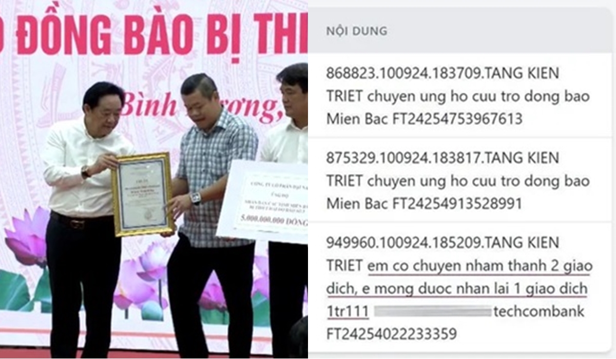 Tin nóng 14/9: Công ty của Bà Phương Hằng ủng hộ số tiền lớn cho đồng bào bị bão lũ ở miền Bắc