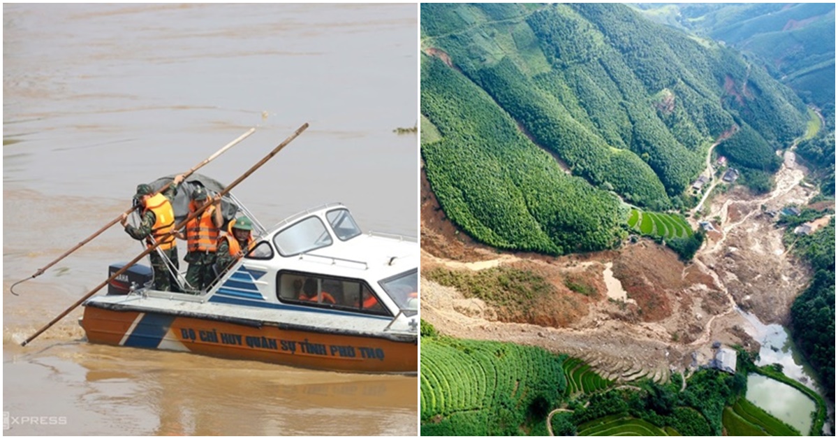 Tin trưa 15/9: Tìm thấy thi thể đầu tiên vụ sập cầu Phong Châu, hiện trường vụ sạt lở đất Nậm Tông 18 người chết