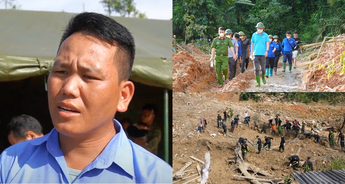 Vụ sạt lở Lào Cai: Trưởng thôn khóc nức nở chạy bộ 20km báo tin, có âm thanh lạ trước khi tai họa đến