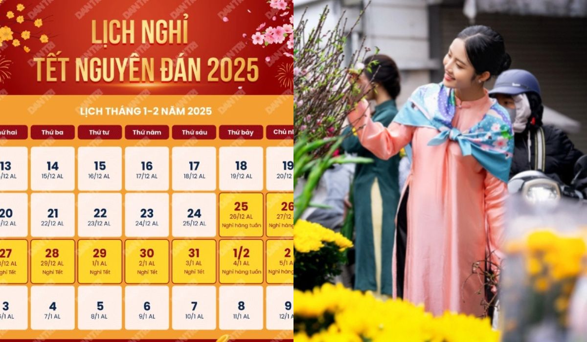 Chốt số ngày nghỉ Tết Nguyên đán 2025, dài nhất trong nhiều năm trở lại đây