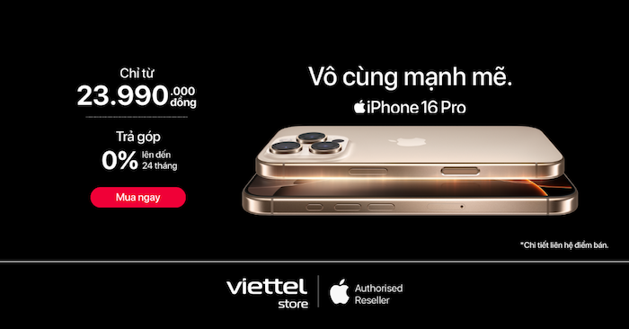 Viettel Store mở bán iPhone 16 trên toàn quốc bằng nhiều cách rất đặc biệt