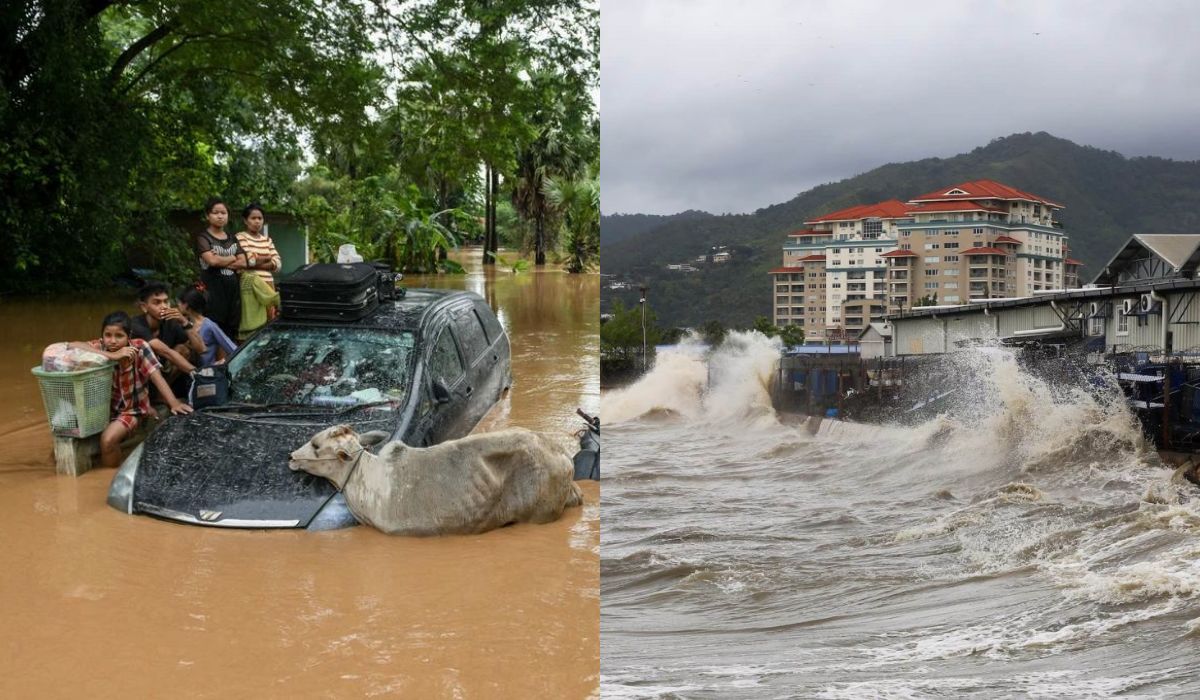 Siêu bão mới gây thời tiết nguy hiểm, gió mạnh lên ở khu vực Bắc Biển Đông