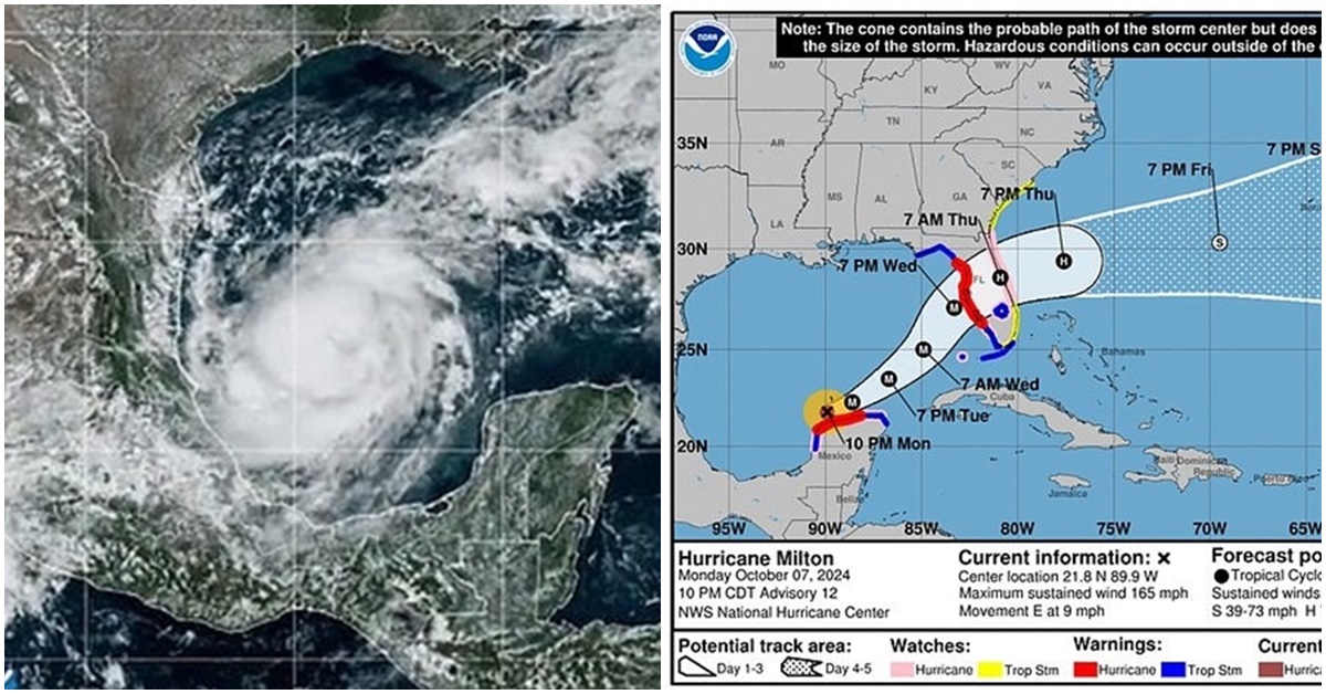 \'Siêu bão\' Milton, cơn bão khủng khiếp nhất trong 100 năm qua: Nếu không sơ tán sẽ chết