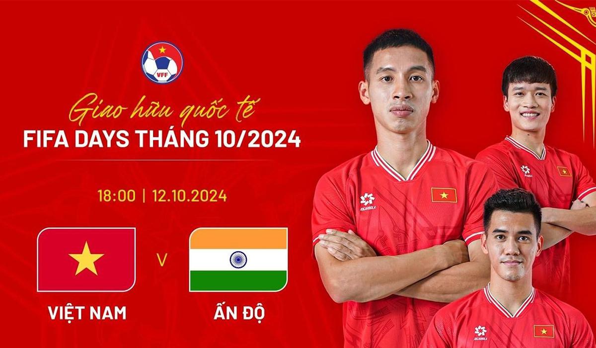 Trực tiếp bóng đá Việt Nam vs Ấn Độ, 18h00 ngày 12/10 - Link xem trực tiếp bóng đá Việt Nam trên VTV