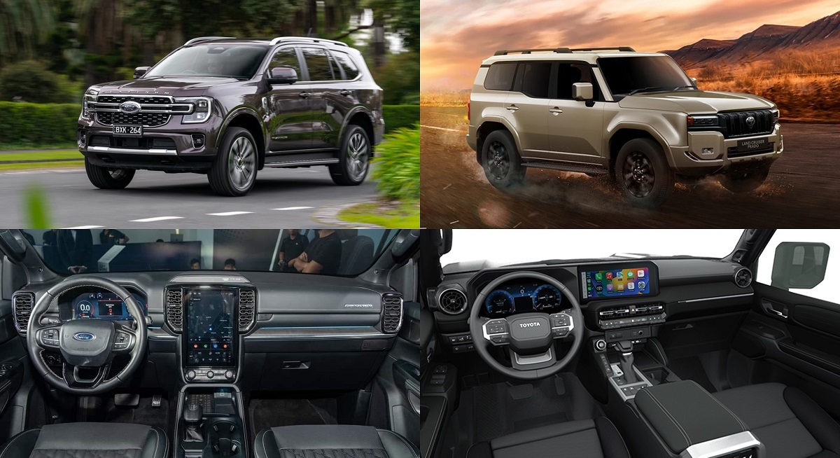So sánh Ford Everest và Toyota Prado LC 250 2025: Kẻ thích thực dụng ...