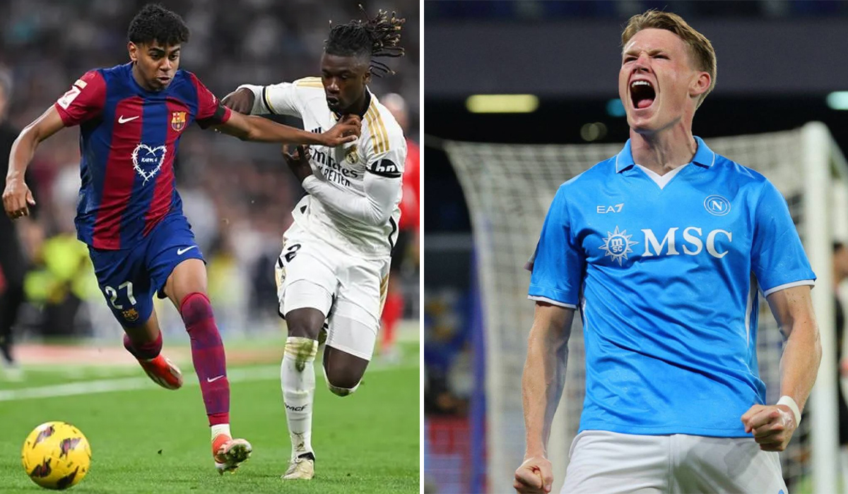 Kết quả bóng đá hôm nay: McTominay gây sốt ở Napoli; Real Madrid thảm bại trước Barcelona?