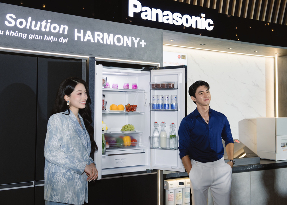 Panasonic Việt Nam trình làng tủ lạnh Panasonic HARMONY+ Edition đột phá với thiết kế âm tường 