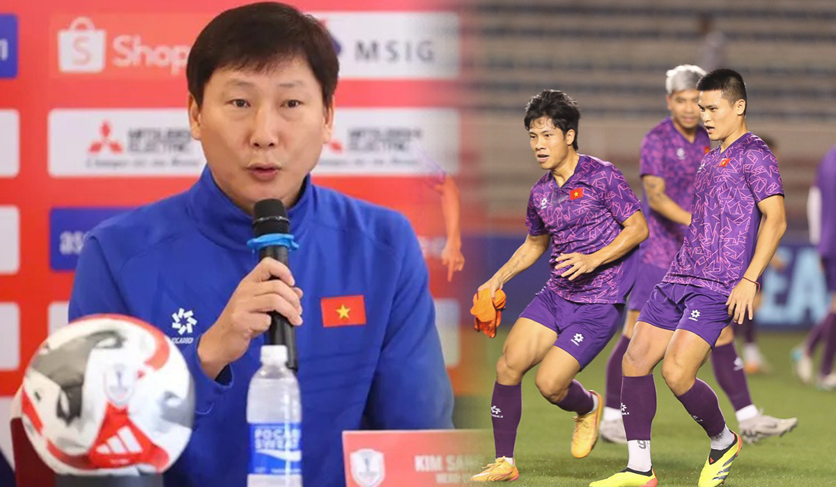 HLV Kim Sang Sik hé lộ đội hình ĐT Việt Nam đấu Myanmar, nói thẳng đối thủ ở bán kết AFF Cup 2024