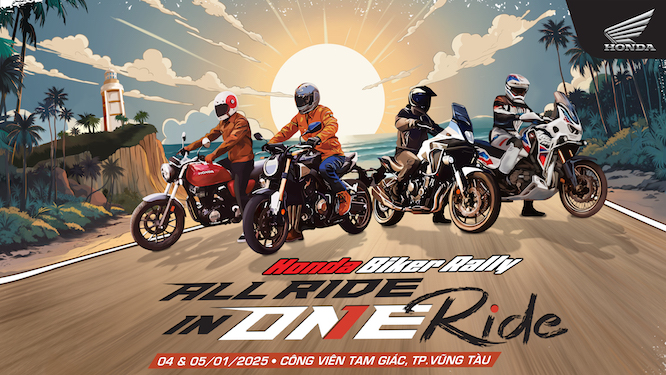 Đại hội Honda Biker Rally 2025: All Ride in One Ride - Đa cung đường ...