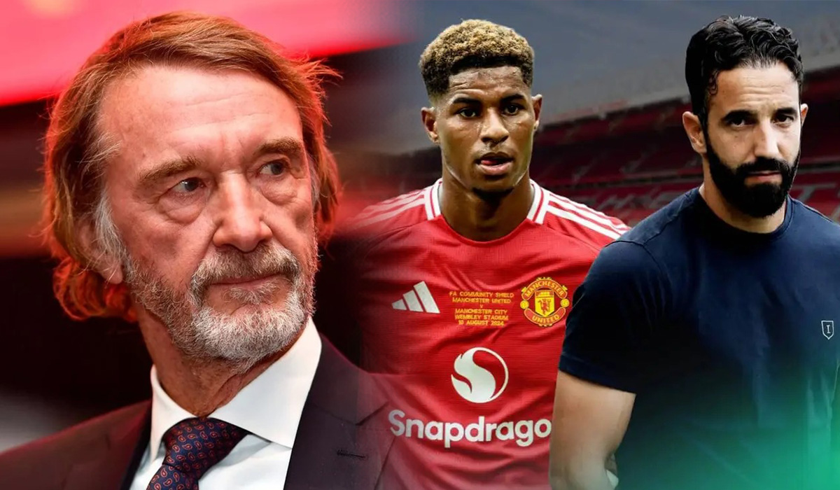 Sir Jim Ratcliffe trao đặc quyền cho Ruben Amorim, Man United kích hoạt bom tấn thay Rashford trong tháng 1?