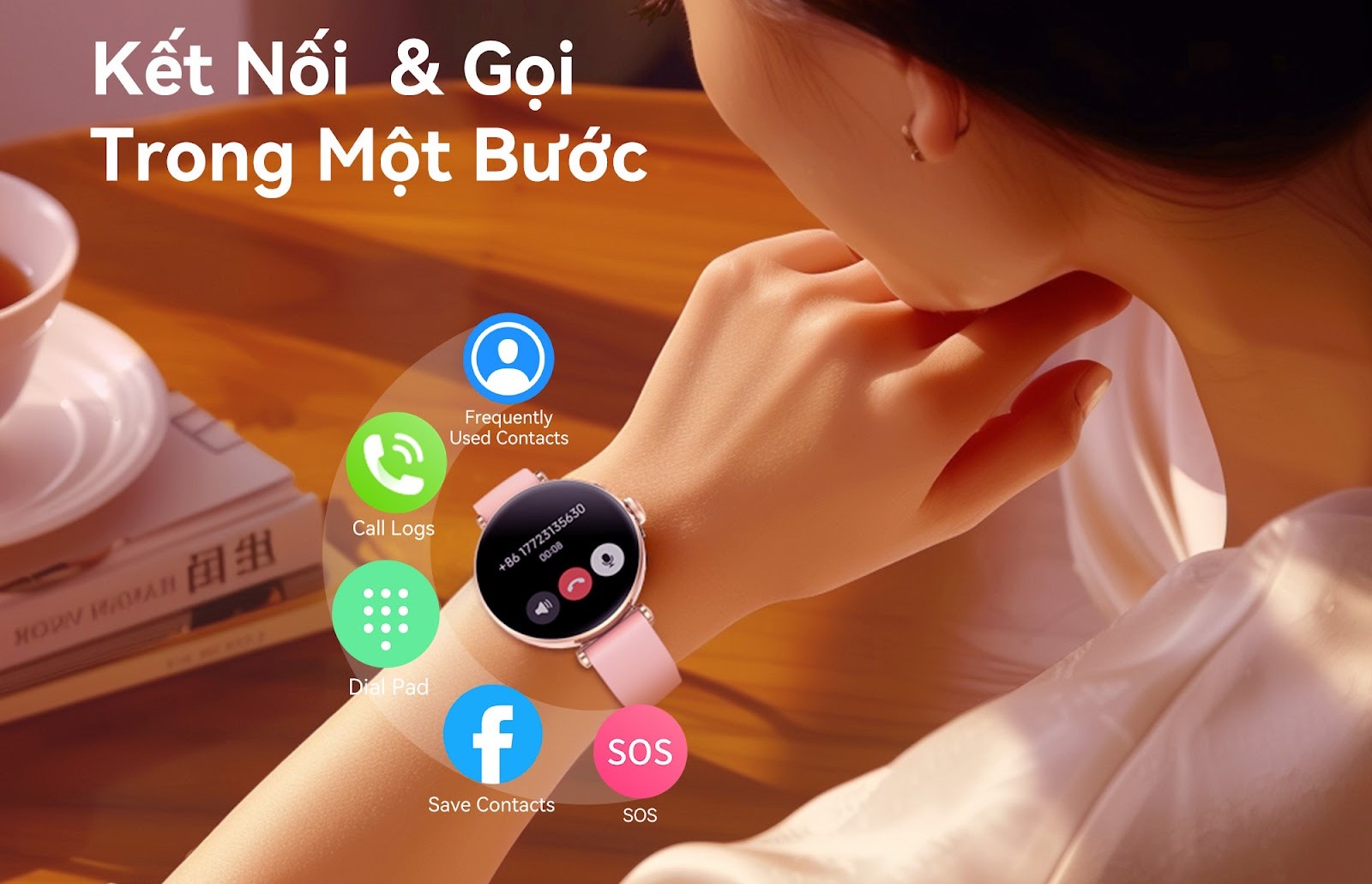 Kieslect Pura - Đồng hồ thông minh hoàn hảo cho nàng mùa lễ hội