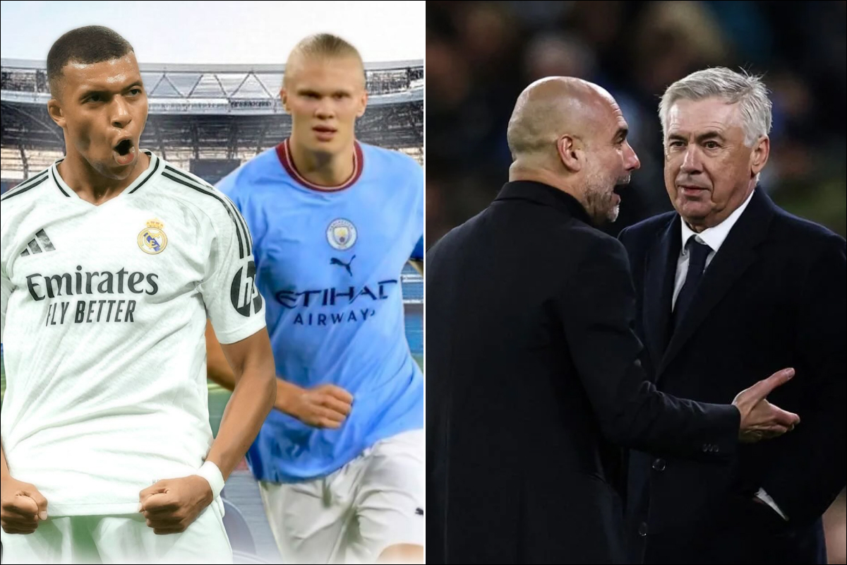 Kết quả bóng đá Champions League hôm nay: Haaland vượt mặt Mbappe, Man City \'lật kèo\' Real Madrid?