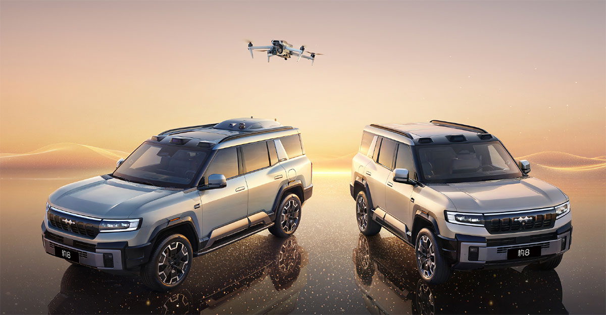BYD đưa ô tô lên một tầm cao mới: Xe được trang bị drone trên nóc