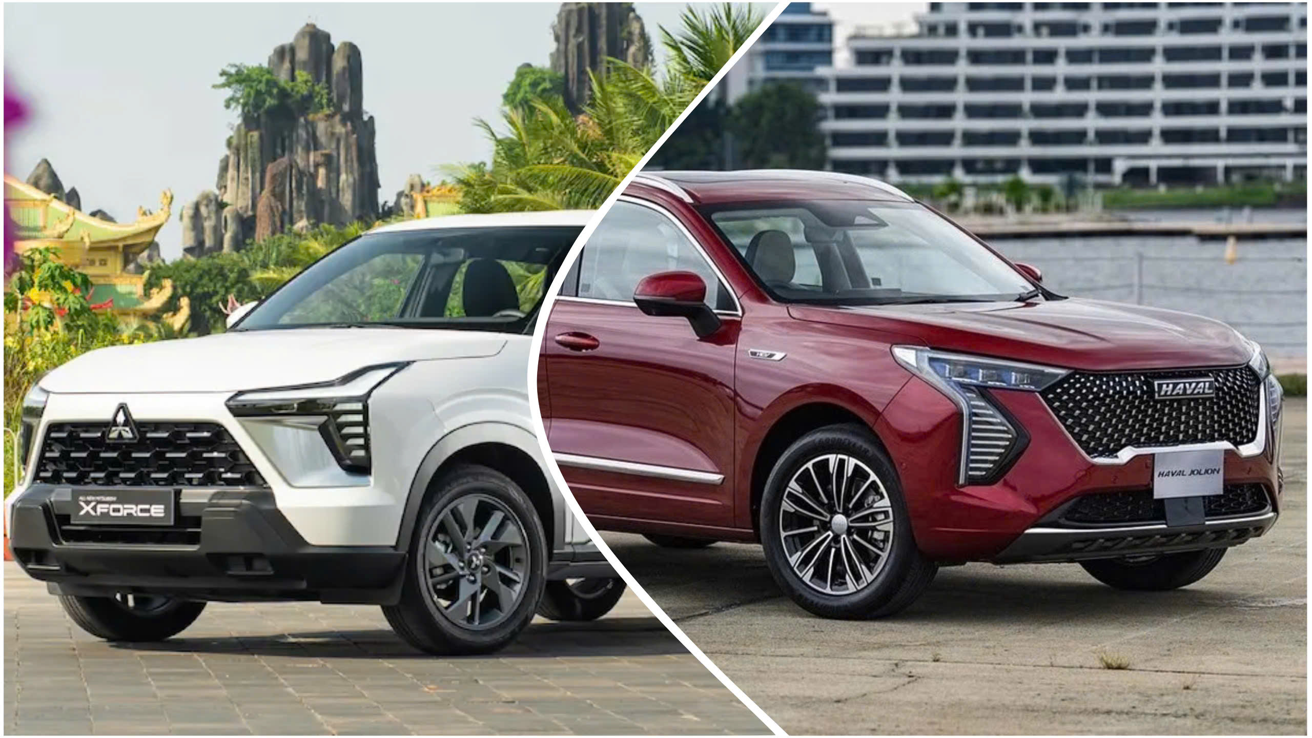 SUV ‘full option’ tầm giá 700 triệu đồng: Haval Jolion hay Mitsubishi Xforce - \'ai thắng\'?