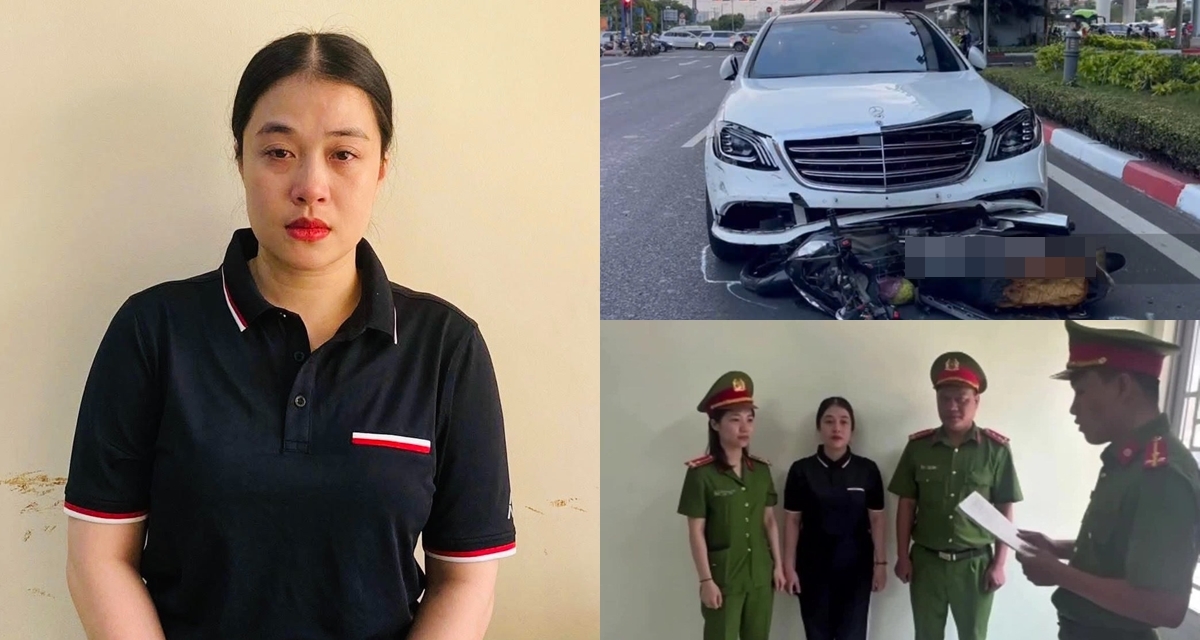 Tình tiết đau xót vụ nữ tài xế Mercedes đâm 10 xe máy sau khi đi nhậu, người cầm lái nói gì với công an?