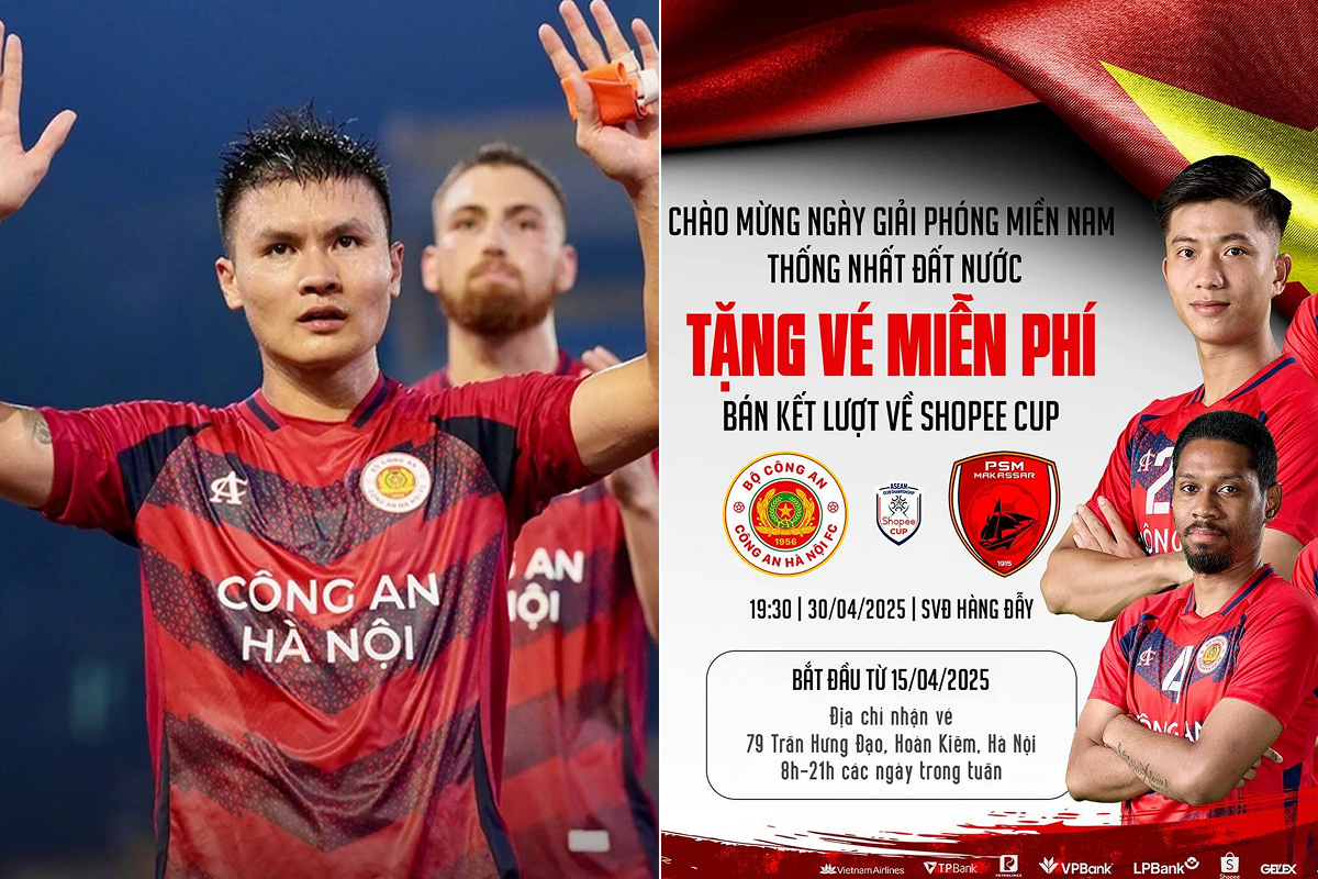 CLB CAHN \'chơi lớn\' trước thềm lượt về Shopee Cup, NHM Việt Nam đón tin vui dịp 30/4