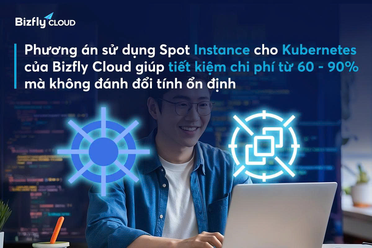 Triển khai Spot Instance cho Kubernetes từ Bizfly Cloud giúp tiết kiệm 60 - 90% chi phí