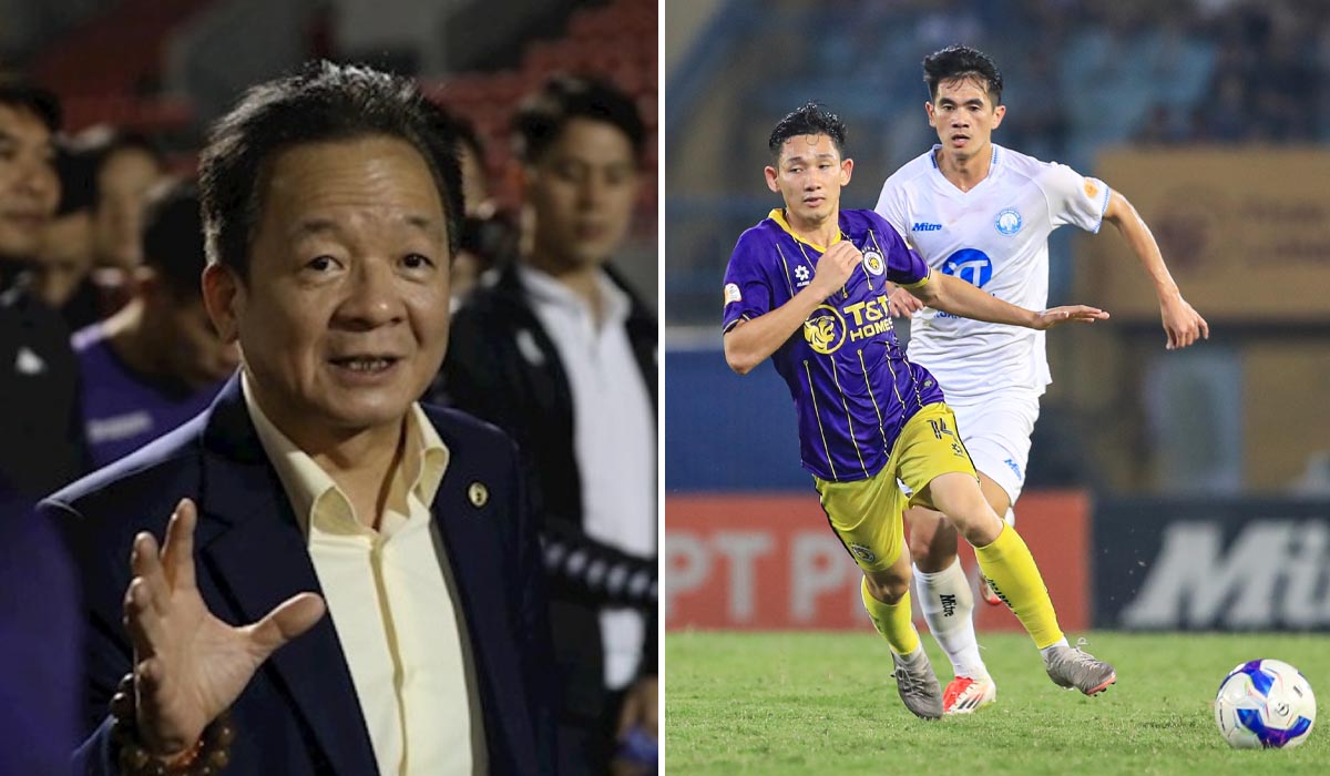 Hà Nội FC thảm bại ở \'chung kết sớm\' V.League, bầu Hiển có động thái bất ngờ với CLB Nam Định